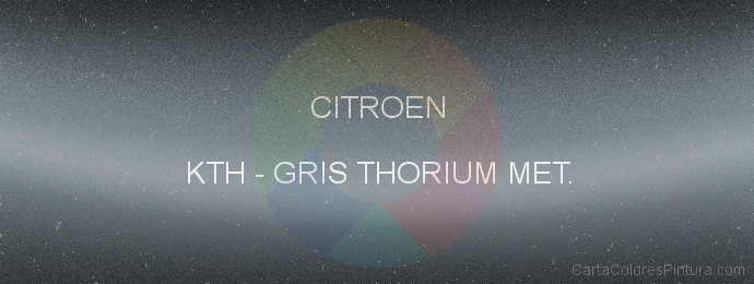 Pintura Citroen KTH Gris Thorium Met.