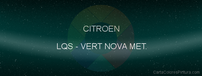 Pintura Citroen LQS Vert Nova Met.