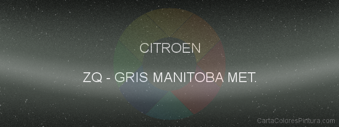 Pintura Citroen ZQ Gris Manitoba Met.