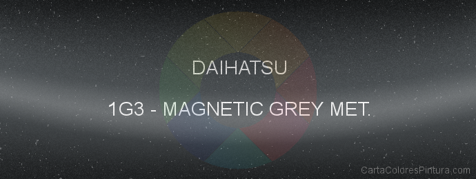 Pintura Daihatsu 1G3 Magnetic Grey Met.