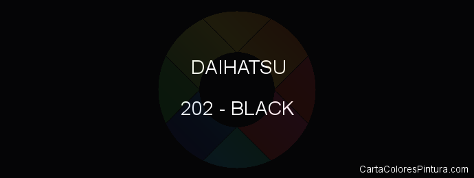 Pintura Daihatsu 202 Black