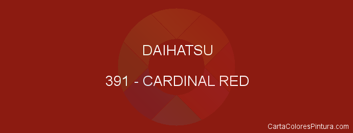 Pintura Daihatsu 391 Cardinal Red
