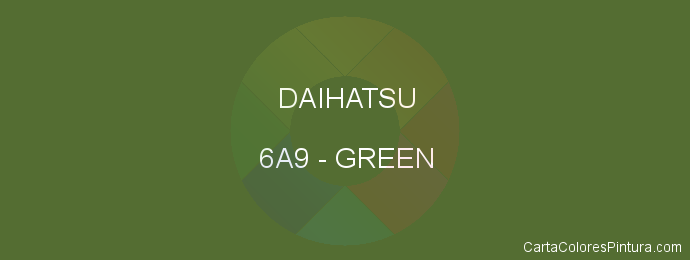 Pintura Daihatsu 6A9 Green