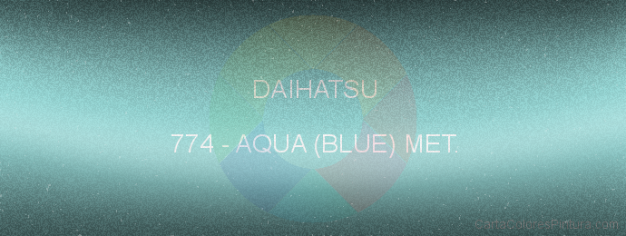Pintura Daihatsu 774 Aqua (blue) Met.