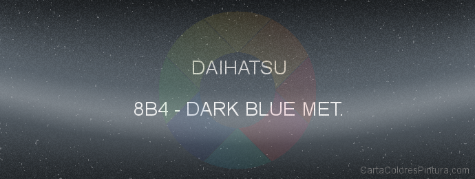 Pintura Daihatsu 8B4 Dark Blue Met.