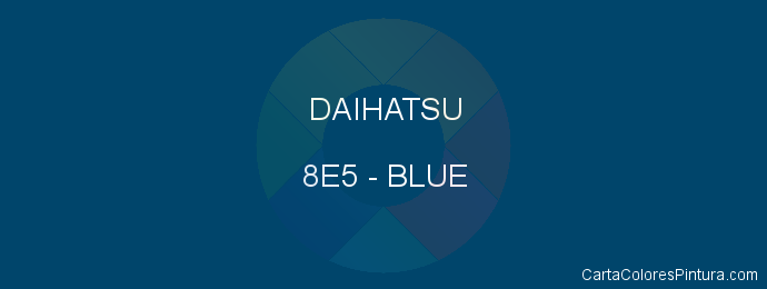 Pintura Daihatsu 8E5 Blue