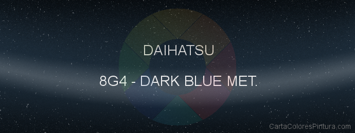 Pintura Daihatsu 8G4 Dark Blue Met.