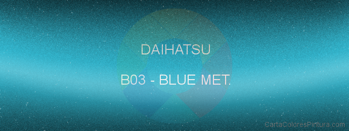 Pintura Daihatsu B03 Blue Met.