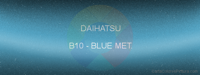 Pintura Daihatsu B10 Blue Met.