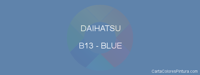 Pintura Daihatsu B13 Blue