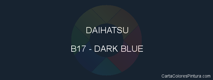 Pintura Daihatsu B17 Dark Blue