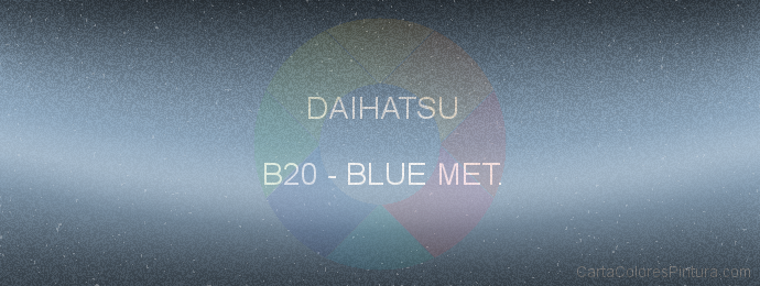 Pintura Daihatsu B20 Blue Met.