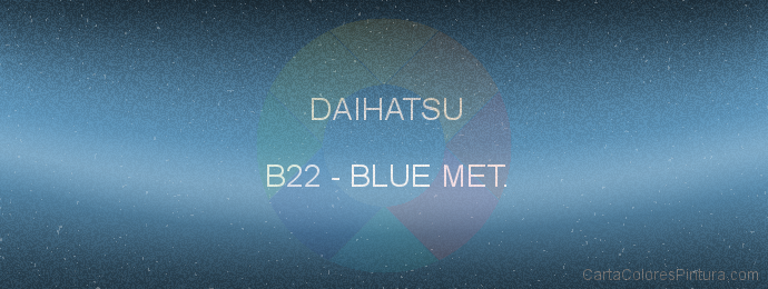 Pintura Daihatsu B22 Blue Met.