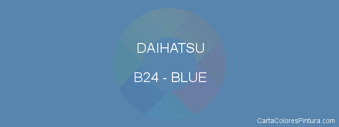 Pintura Daihatsu B24 Blue