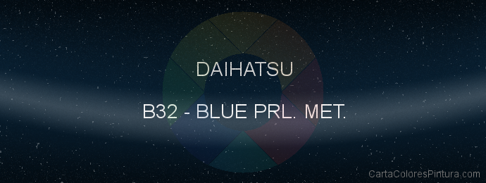 Pintura Daihatsu B32 Blue Prl. Met.