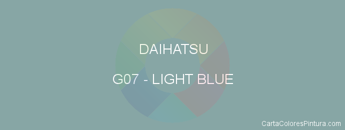 Pintura Daihatsu G07 Light Blue