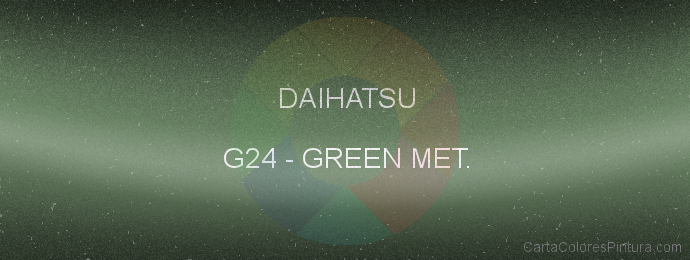 Pintura Daihatsu G24 Green Met.