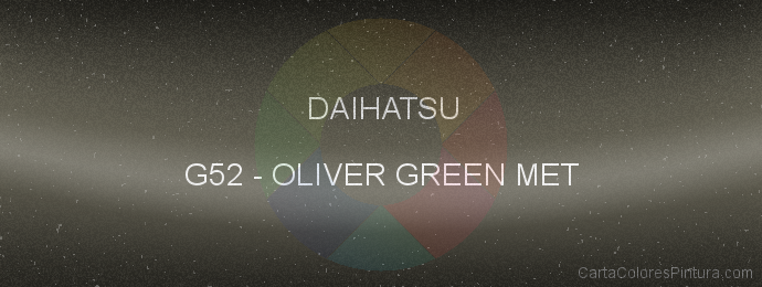Pintura Daihatsu G52 Oliver Green Met