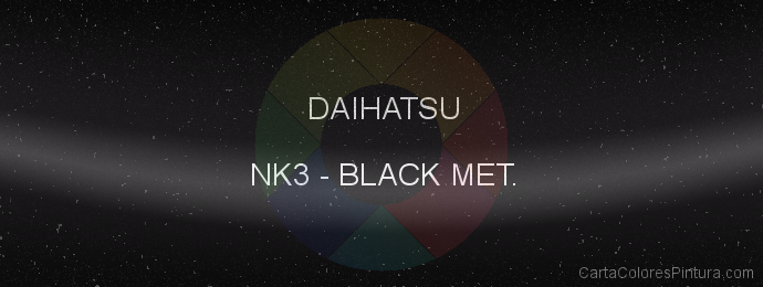 Pintura Daihatsu NK3 Black Met.