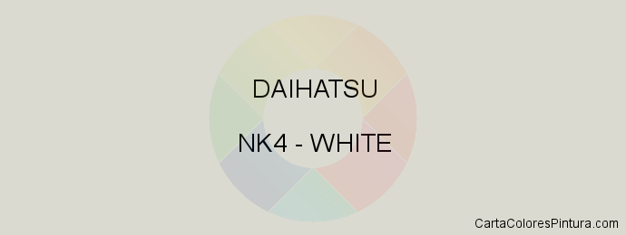 Pintura Daihatsu NK4 White