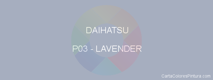 Pintura Daihatsu P03 Lavender