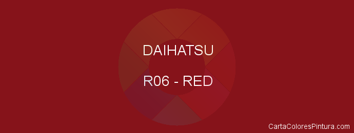 Pintura Daihatsu R06 Red