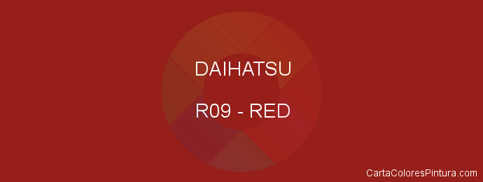 Pintura Daihatsu R09 Red