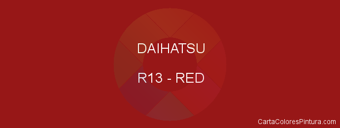 Pintura Daihatsu R13 Red