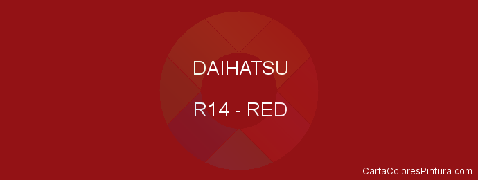 Pintura Daihatsu R14 Red