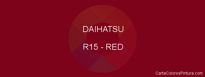 Pintura Daihatsu R15 Red
