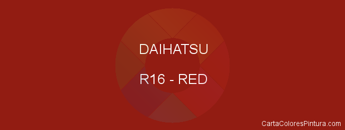 Pintura Daihatsu R16 Red
