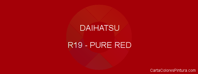 Pintura Daihatsu R19 Pure Red