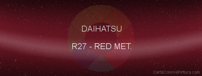 Pintura Daihatsu R27 Red Met.