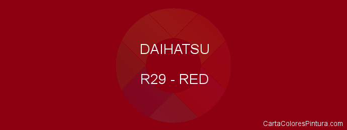 Pintura Daihatsu R29 Red