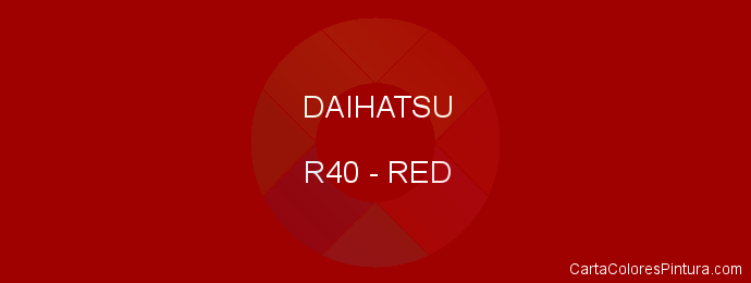 Pintura Daihatsu R40 Red