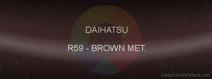 Pintura Daihatsu R59 Brown Met.