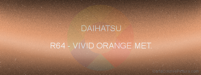 Pintura Daihatsu R64 Vivid Orange Met.