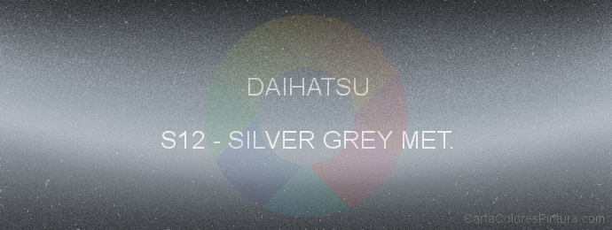 Pintura Daihatsu S12 Silver Grey Met.