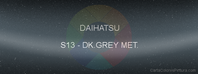 Pintura Daihatsu S13 Dk.grey Met.