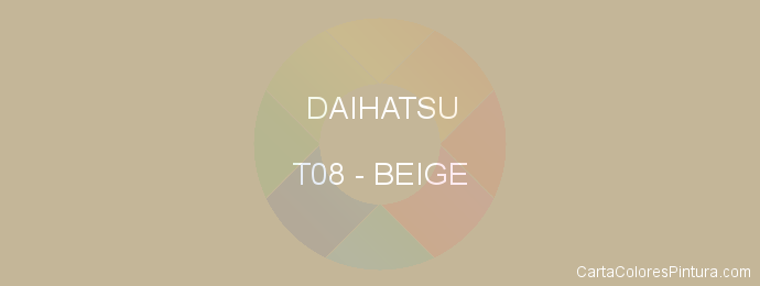 Pintura Daihatsu T08 Beige