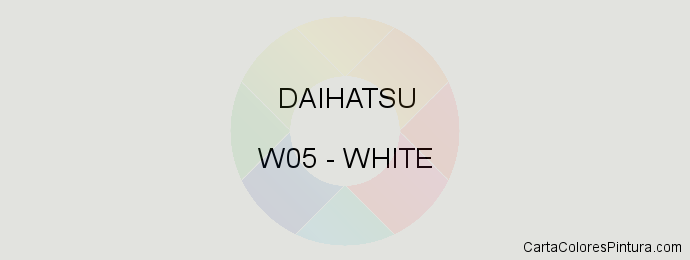 Pintura Daihatsu W05 White