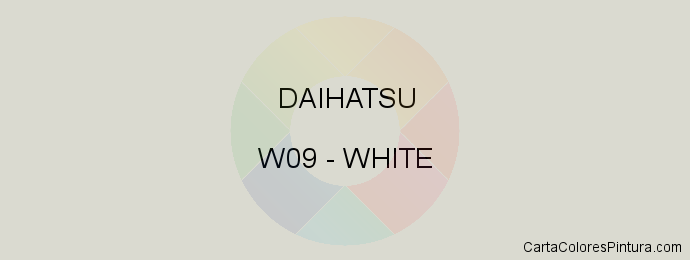 Pintura Daihatsu W09 White