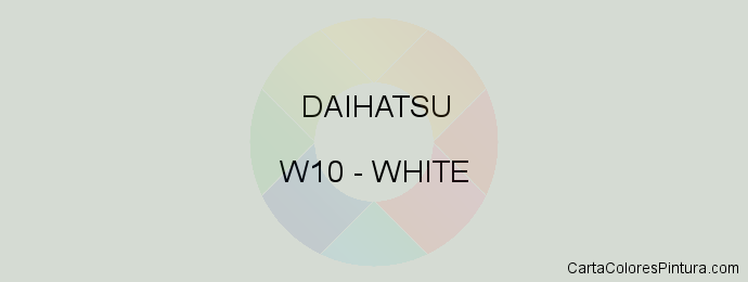 Pintura Daihatsu W10 White