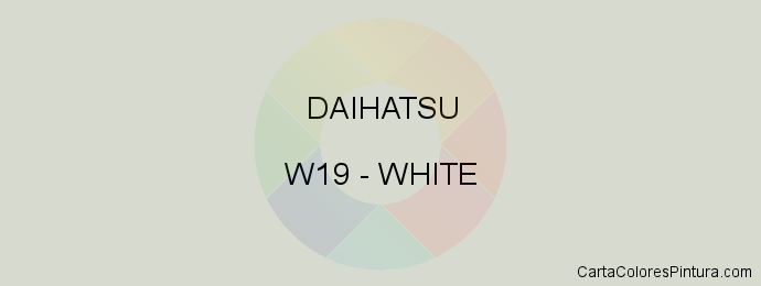 Pintura Daihatsu W19 White