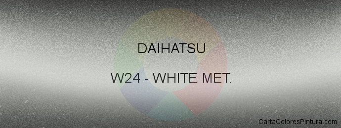 Pintura Daihatsu W24 White Met.