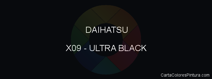 Pintura Daihatsu X09 Ultra Black