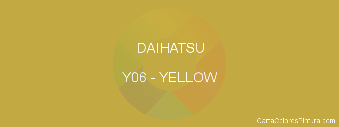 Pintura Daihatsu Y06 Yellow