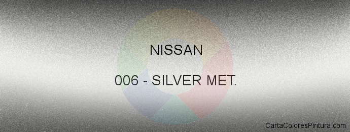 Pintura Nissan 006 Silver Met.