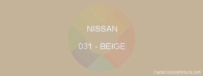 Pintura Nissan 031 Beige