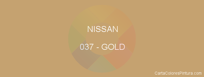 Pintura Nissan 037 Gold